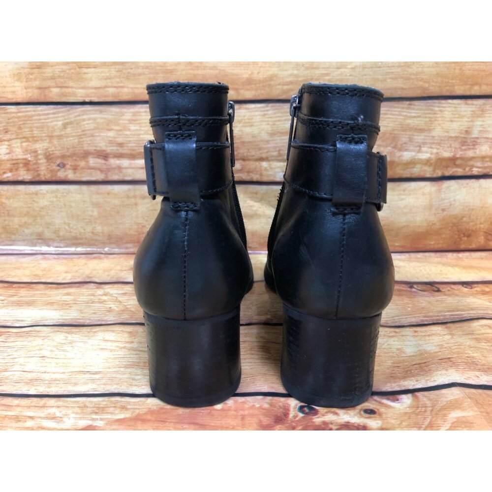 Harley Davidson HD 84296 Black Leather Side Zip Boots Womens 9 / 40 (n7a2) - Picture 9 of 10